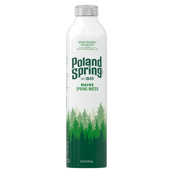 25 fl oz Aluminum Bottled Water, Single