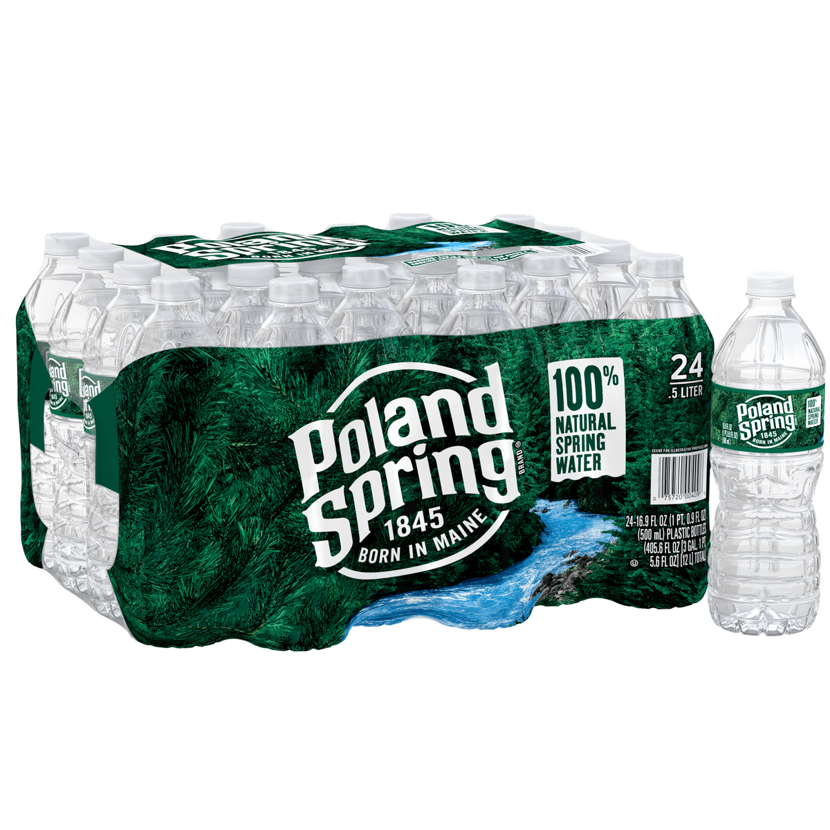16.9 fl oz Bottled Water, 24 Pack