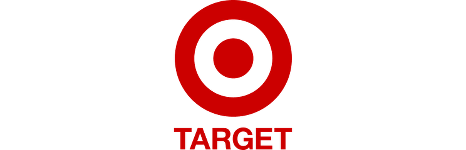 Red Target logo with a bold red circle and dot in the center, accompanied by the word "TARGET" in uppercase below.