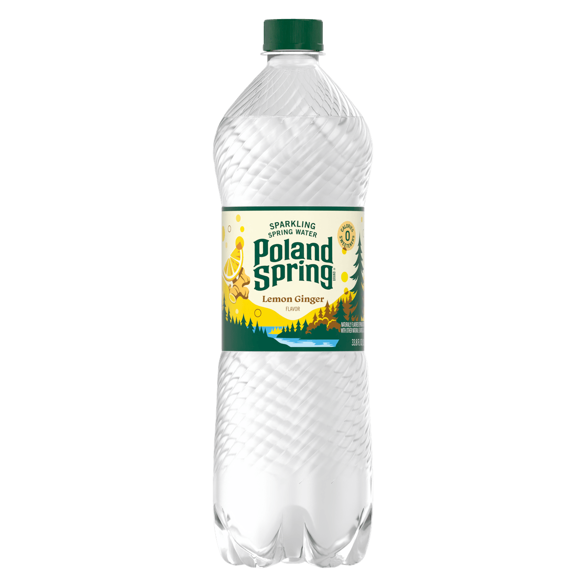 Lemon Ginger Flavor, 33.8 fl oz (1 L) Bottle, Single
