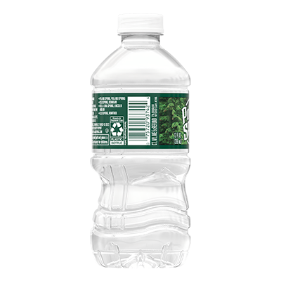 Poland Spring 12 oz bottle, back