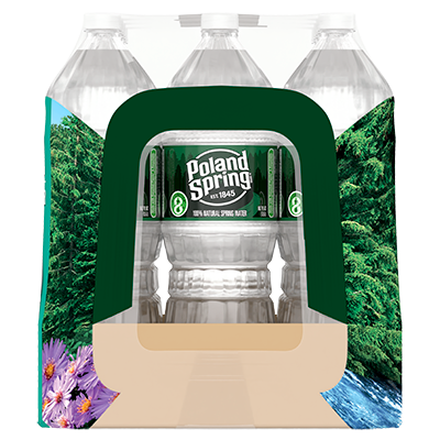 Poland Spring 1.5 L Bottle Spring Water, 12 Pack, side