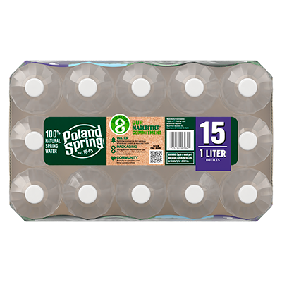 Poland Spring 1 L bottle, 15-pack