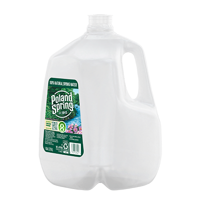 Poland Spring 1 Gallon Water Jug, left