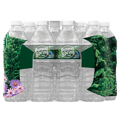 Poland Spring 500 mL bottle, 24-pack, back