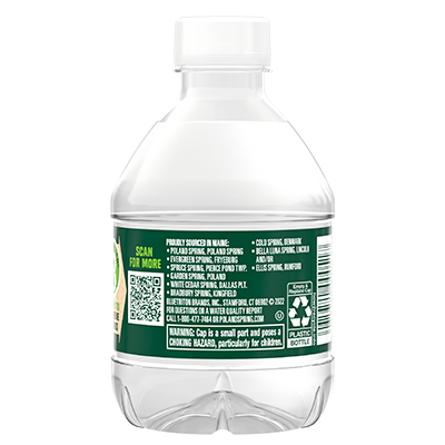 8 Ounce Bottled Spring Water  Poland Spring® Brand 100% Natural