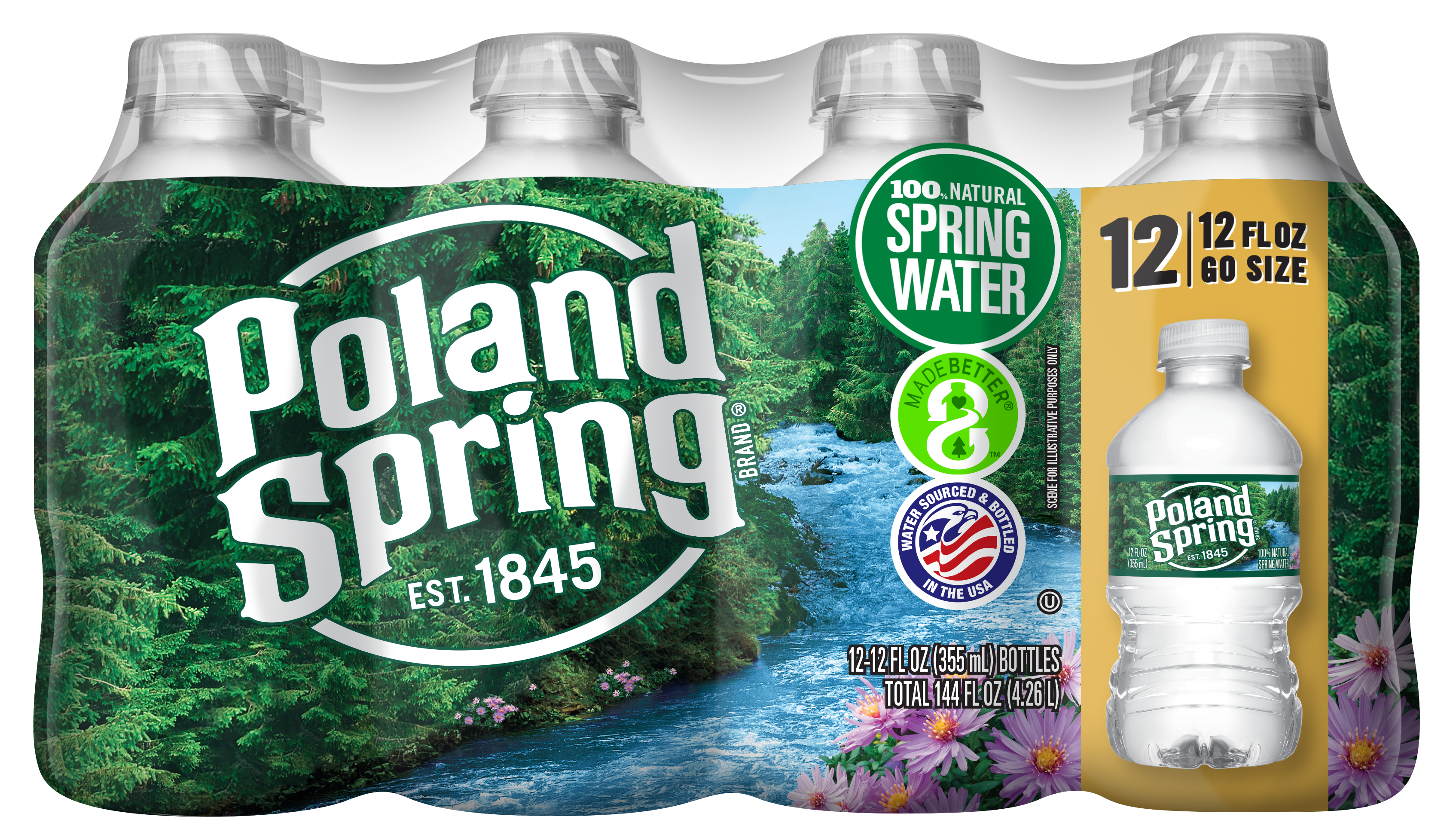 Poland Spring® Bottled Water | 12 oz 12-Pack| ReadyRefresh