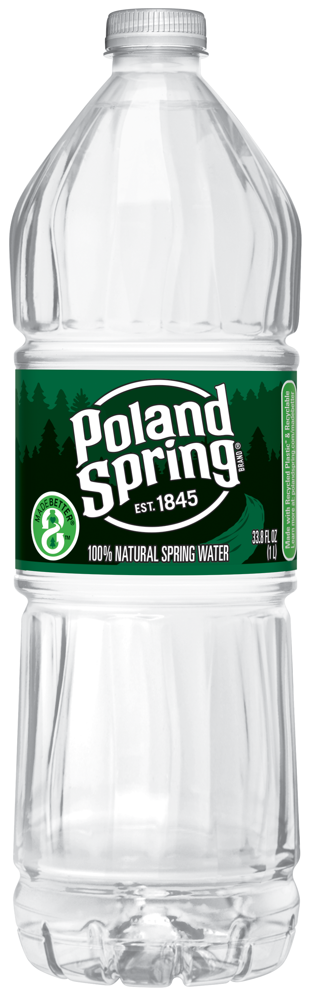 Poland Spring 1 L bottle, 18-pack