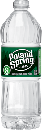 Poland Spring Natural Spring Water in our 20 oz bottle.