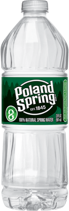 Poland Spring Maine Spring Water in our 20 oz bottle.
