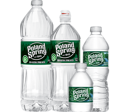 Poland Spring Natural Spring Water bottles
