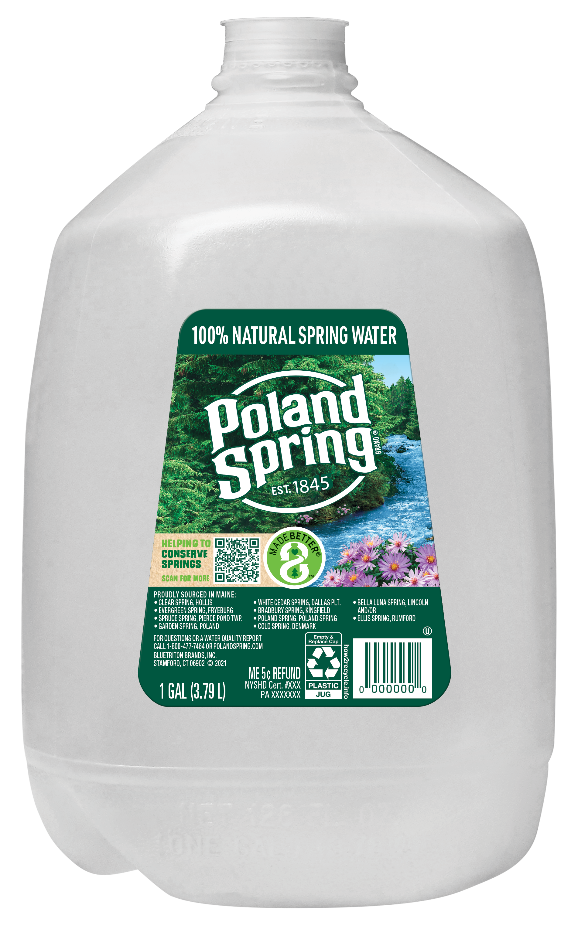 Spring water product