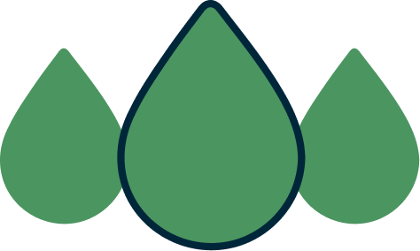 Poland Spring water droplets - big